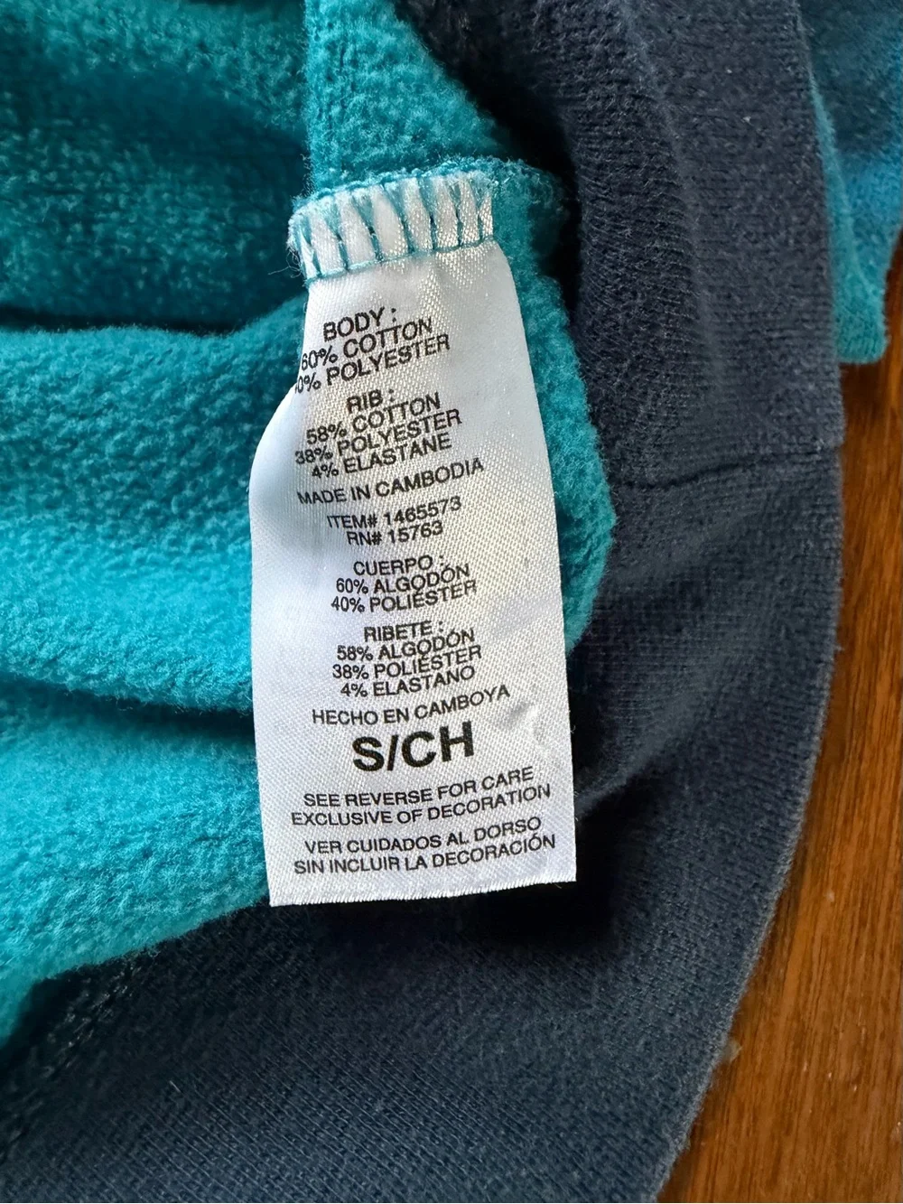 Champion Kids Blue Tie-Dye Hooded Sweatshirt